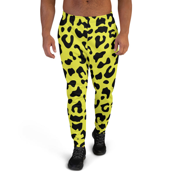 Yellow leopard Joggers