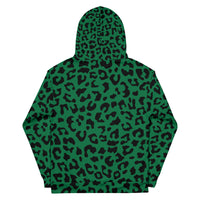 Green leopard Hoodie