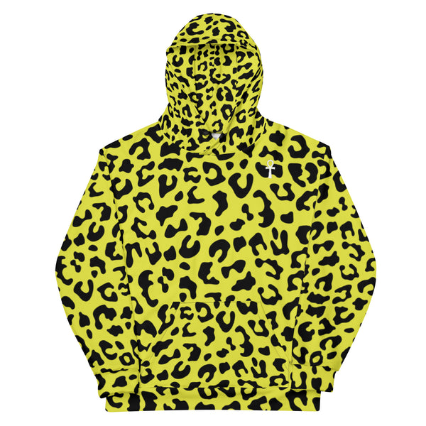 Yellow leopard  Hoodie