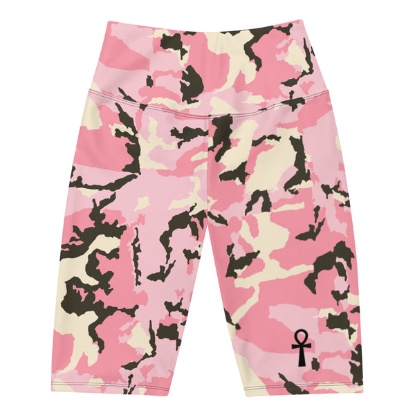 Pink camo Biker Shorts